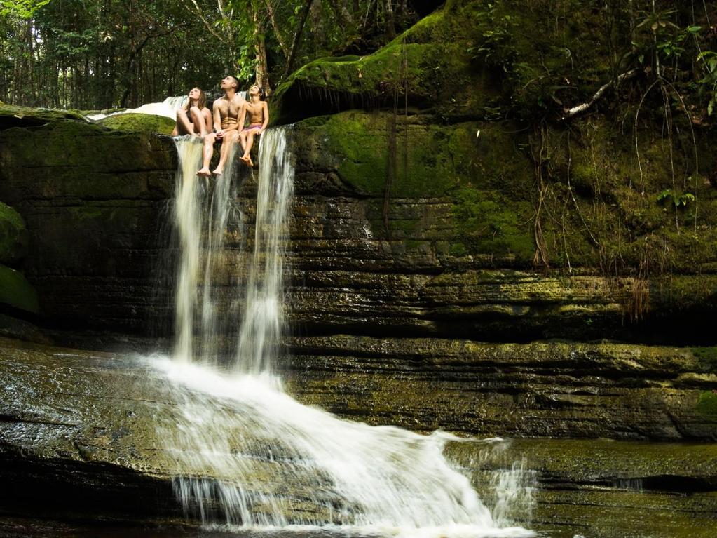 Cachoeiras Projetos de conversação da fauna e flora Melhores épocas para viajar: todas as épocas do ano.
