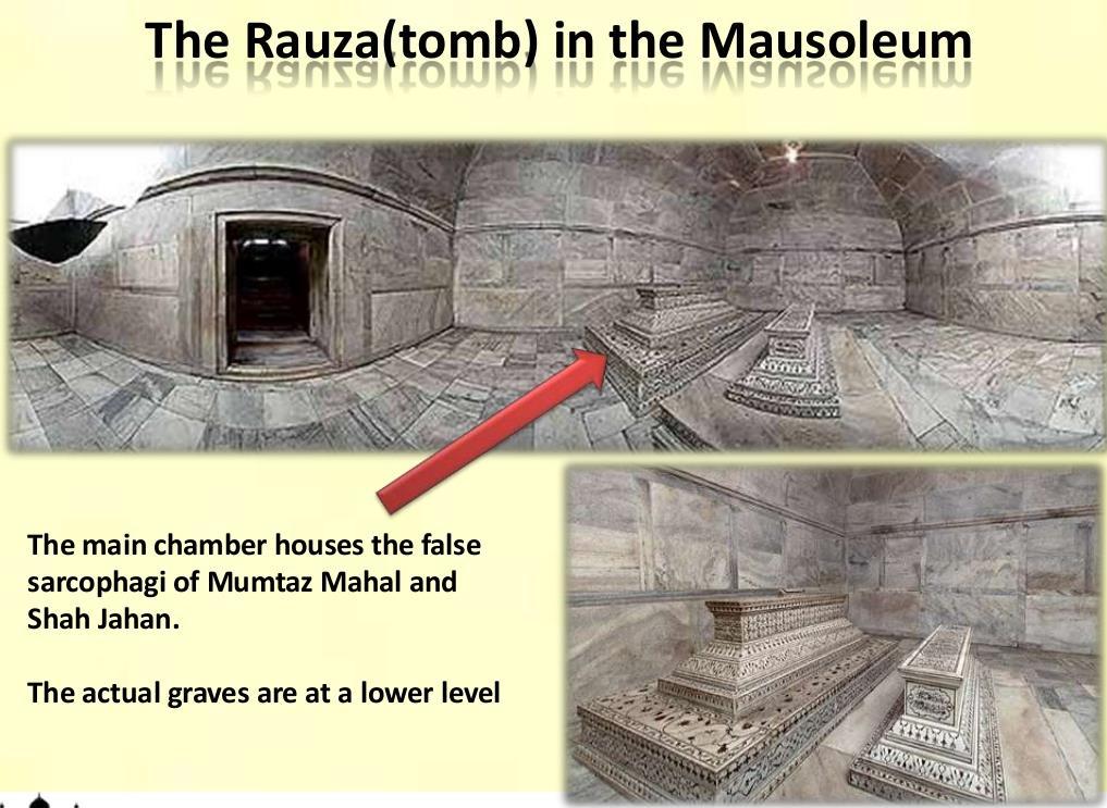 O tumulo no Mausoleu A camara principal abriga o falso sarcófago de