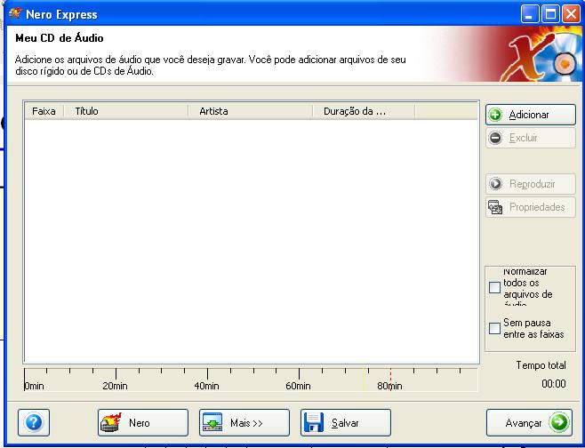 Captura Reprodução Edição Conversão Gravação em suporte óptico Exemplos de Software Software Descrição