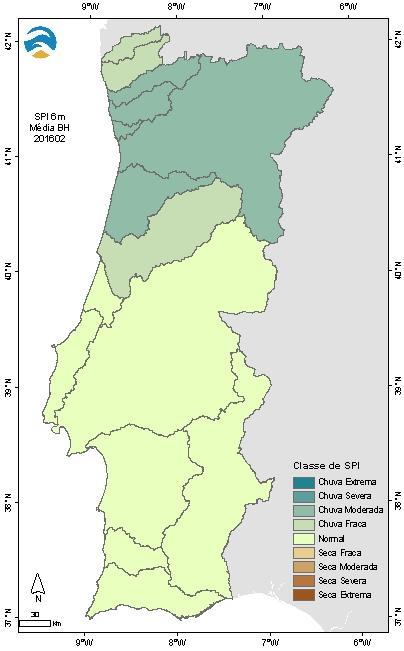 2.2 ÍNDICE DE SECA SPI O índice SPI (Standardized Precipitation Index- Índice padronizado de precipitação) quantifica o déficit ou o excesso de precipitação em diferentes escalas temporais, que