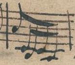 Prélude BWV 1011 (A. M. Bach s manuscript) and Prélude BWV 995 (autograph; for lute): bars 51-58.