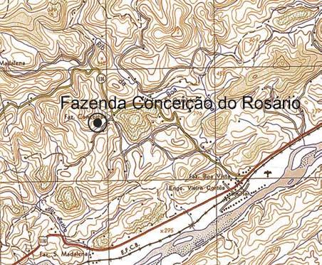 Parceria: denominação Fazenda Conceição do Rosário códice AIV - F08 - PS localização Antiga estrada para Rio das Flores