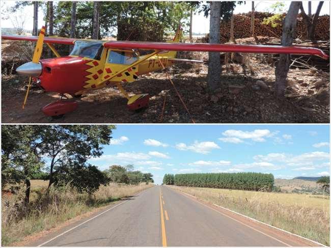 2. Histórico do voo A aeronave decolou Aeródromo Nacional de Aviação (SWNV), localizado no município de Goiânia, GO, para o aeródromo de Minaçu-GO (SWIQ), às 14h10min (UTC), para realizar um voo de