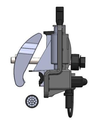 Passo 2: Separe as veias do cabo multiplexado, de forma que seja criado espaço suficiente para a manipulação correta do conector (Foto 2).