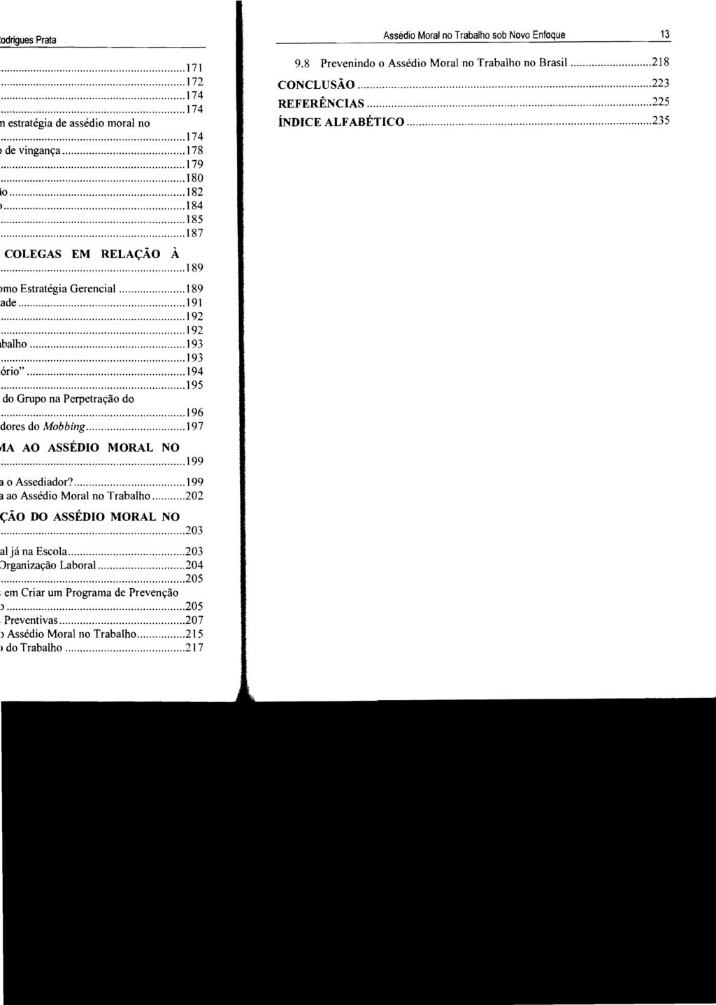 Assédio Moral no Trabalho sob Novo Enfoque 13 9.