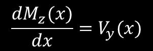 Exemplo Sabemos que: dm z (x) dx = V y (x) Chamando de D o ponto onde o momento fletor é igual a 8 kgf.