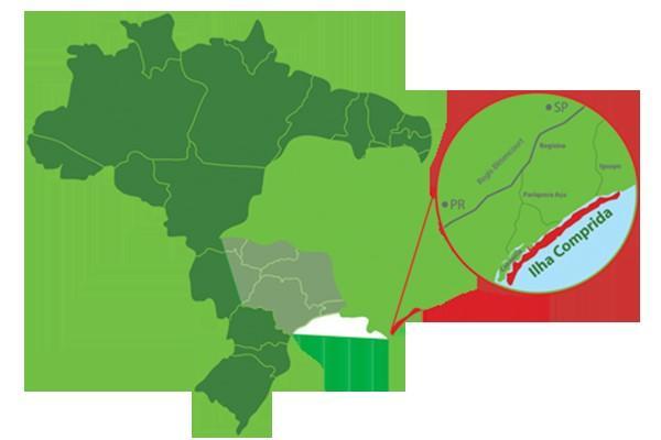 7 1 - INTRODUÇÃO Ilha Comprida, município litorâneo localizado no sul do estado de São Paulo, na região do Vale do Ribeira (Figura 01), e com uma população estimada em 10.