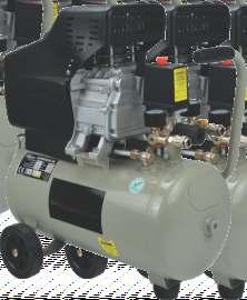 FERRAMENTAS E ACESSÓRIOS PNEUMÁTICOS COMPRESSOR DE ÓLEO Compressor equipado com uma bomba lubrificada a óleo, adequada para operação a longo prazo.