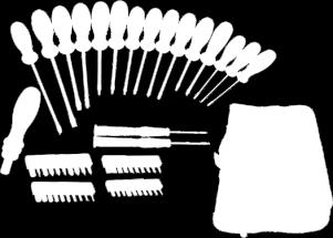 INCLUI G30558 Chave de fenda de roquete (rotação direita / esquerda) Chaves de fenda (3x75; 5x75; 5x150; 6x125 e 6x150mm) Chaves