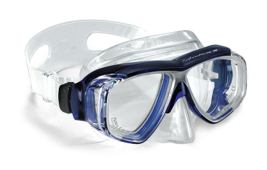Máscaras de mergulho profissionais Máscara de mergulho M-40 onforto e adaptação melhorada C Nariz em silicone resistente aos raios UV Inclui caixa plástica Distância pupilar total: apróx.