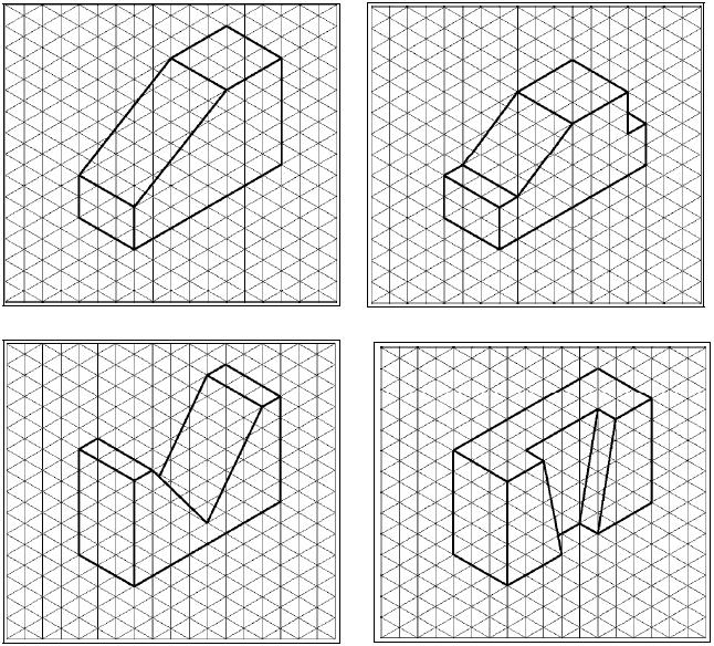 Traçado da perspectiva isométrica