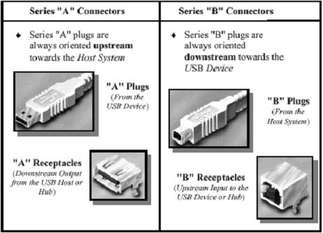 USB Universal Serial Bus Fichas Terminal 1 2 3 4 Função V BUS (5V) D- D+ GND Foram também