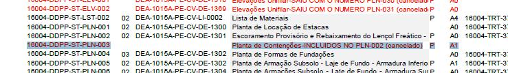 14. Verificamos divergência entre as informações dos projetos de forma e armadura referente à cota de topo dos pilares mencionados na tabela abaixo, qual das informações deve ser considerada?