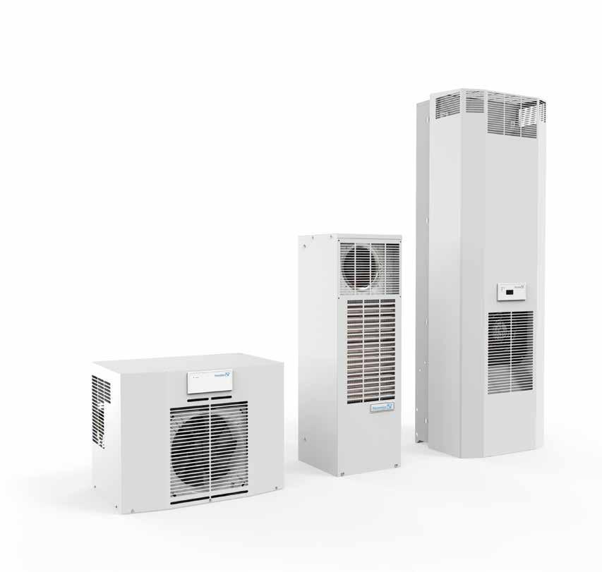 DTS 3000, DTT 6000 & DTI 6000 Ar Condicionados Climatização para Componentes eletrônicos Utilize um circuito fechado de refrigeração em aplicações industriais ou exteriores difíceis com os ar