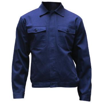 0601004 Blusão modelo standard - 100% algodão 270gr - Fecho frontal por botões, recoberto - Elástico na cintura -