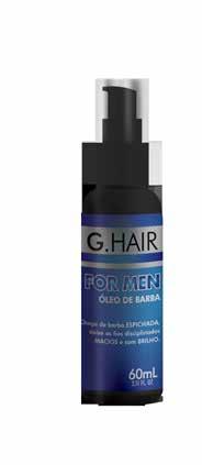 For Men A linha For Men da G. Hair foi desenvolvida para homens que se preocupam com a beleza dos seus cabelos e barba.