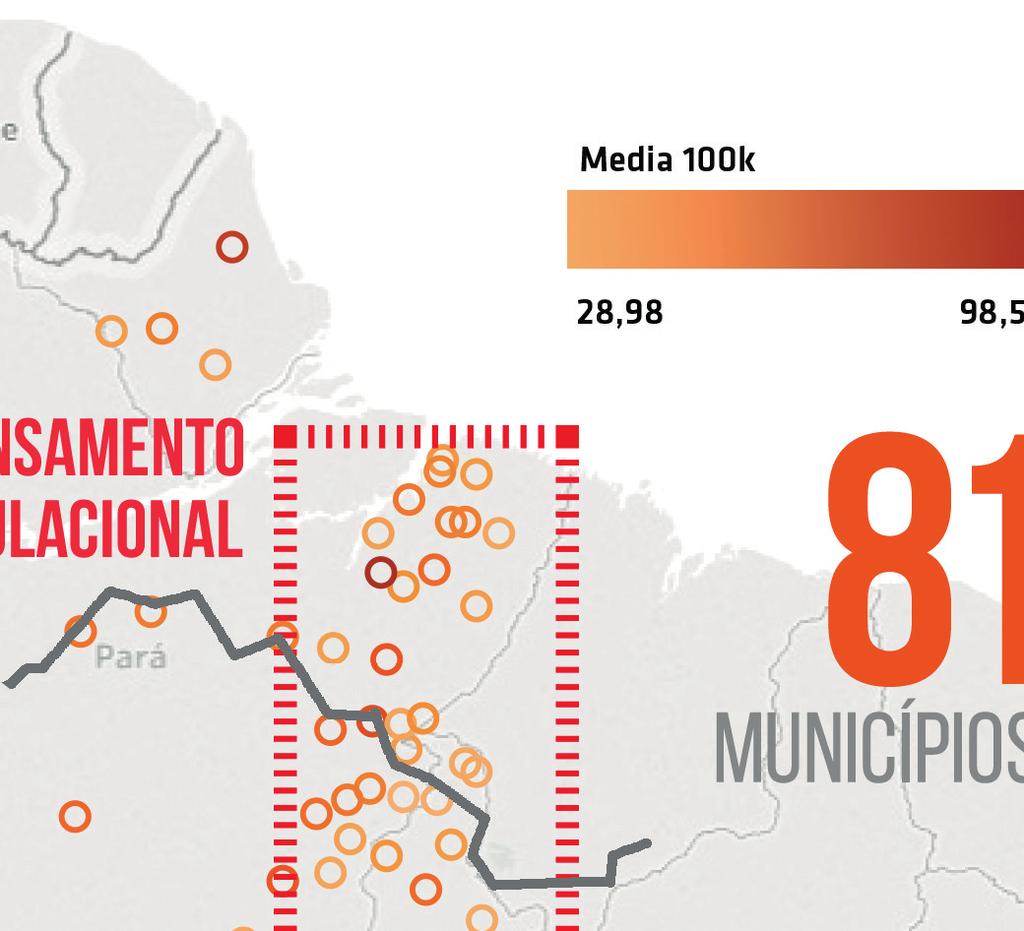 nas cidades com até