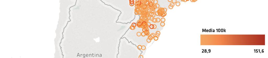 à taxa nacional em 2015 de 28,9.