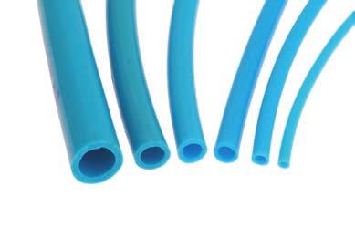 Tubos Tubo poliuretano Caracteristicas Leve, com excelente flexibilidade e resistência a altas pressões. Força mecânica superior, excelente resistência abrasiva, a óleo e baixas temperaturas.