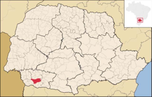 Figura 1: Localização do município de Francisco Beltrão/PR.