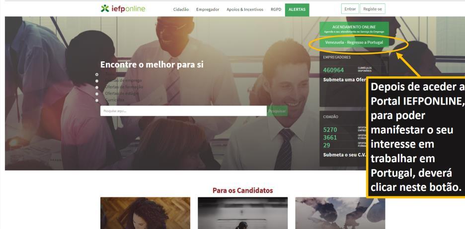 SERVIÇOS ONLINE - IEFPONLINE O iefponline tem um conjunto alargado de serviços para entidades empregadoras e candidatos a emprego que residem no continente e que se encontram registados no Portal.