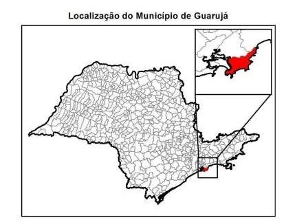 Figura 1. Localização do município do Guarujá. 3.
