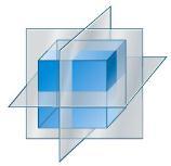 Planos de simetria Um cubo possui 9
