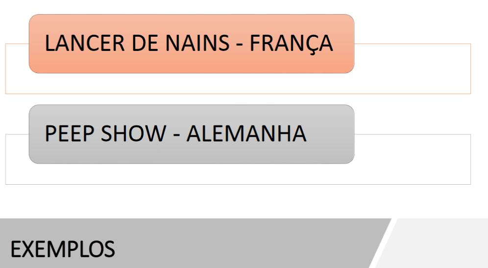 Lancer de nains França (Lançamento de anões) A ideia é que o contribuinte seja tributado de maneira adequada, na