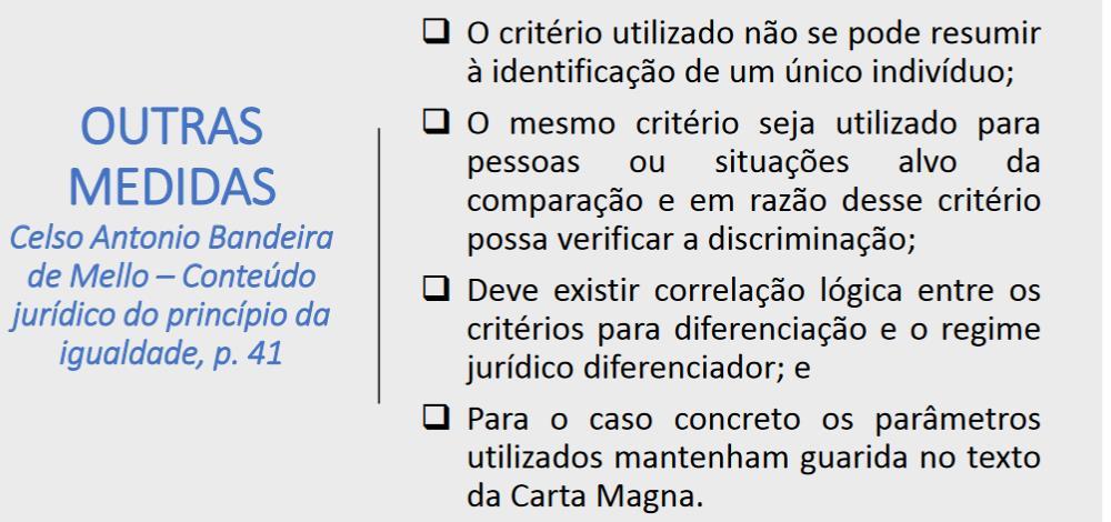 Razoabilidade e Proporcionalidade Razoável: