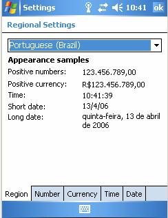 Na tela abaixo, selecione a opção Portuguese Brazil e clique