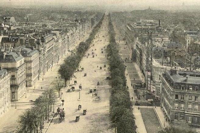 Cidade Paris (Champs-Élysées) Desde o berço (.