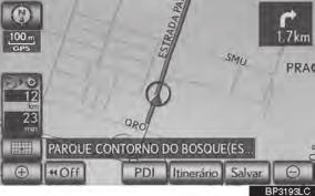 3-5. GPS (SISTEMA DE POSICIONAMENTO GLOBAL) LIMITAÇÕES DO SISTEMA DE NAVEGAÇÃO Este sistema de navegação calcula a posição atual através de sinais de satélite, diversos sinais de veículos, dados de