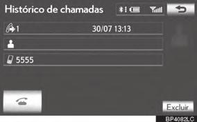 4-2. CONFIGURAÇÃO 4 Toque em Excluir. 5 Toque em Sim. CONFIGURAR UM COMANDO DE VOZ Comandos de voz podem ser registrados na tela Comandos de voz. 1 Pressione o botão SETUP.