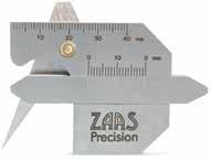 217,70 Cálibre de Solda Tipo 1 Ângulo de medição: 60-70 - 80-90 Resolução: 0,01mm Medição filete de solda: 0 a 20mm Aplicação: para medições durante os processos de