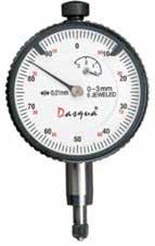 INSTRUMENTOS DE METROLOGIA Relógio Comparador Resistente a Choques Mecânicos Produzido de acordo com a Norma DIN 878 Resistente a choques