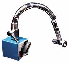 Base Magnética Articulada Universal Base Magnética 80kg Trava mecânica central de todas as juntas Chave liga/desliga do magnético Rotação das hastes em 360º e braço