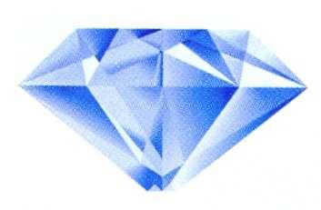 metálicos. O diamante é isolante elétrico, sem cor e muito refrigente (que desvia os raios luminosos) propriedade que lhe confere grande brilho.