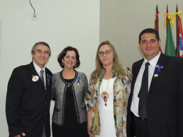 pelo PDG Frederico Dimov, quando tivemos também o prestigio da presença do Governador MJF CL Rubens Mesadri e sua Companheira Marilene Carrara Mesadri, além de diversas Autoridades Leonísticas e