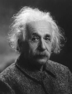 A energia, E, que cada fotão transporta depende da frequência da radiação: Albert Einstein (1879-1955).