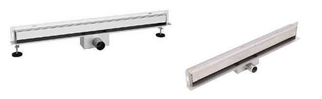 Caixa Sumidoura INOX Medida 2900060075 Calha Duche Horizontal Parede Dupla Função 600x75 130,00 2900070075 Calha Duche Horizontal Parede Dupla Função