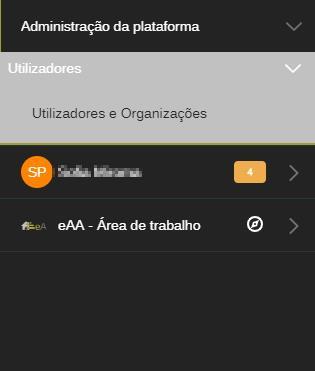 2.4 ÁREA DO UTILIZADOR - ADMINISTRAÇÃO DA PLATAFORMA 4.