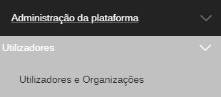 2.4 ÁREA DO UTILIZADOR ENTIDADE GESTORA 2 3 4 5 6 7 8 Após autenticação na plataforma o utilizador da entidade gestora passa a ter acesso aos conteúdos da plataforma eaa bem como ao menu lateral :.