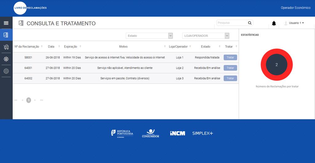 Após finalizar o registo dos dados do operador económico, será enviado um email ao endereço informado no registo contendo as informações para ativação da conta (login e password), sendo necessária a