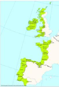 Sudoeste Europeu Zona de Cooperação do Espaço Atlântico Zona de Cooperação do