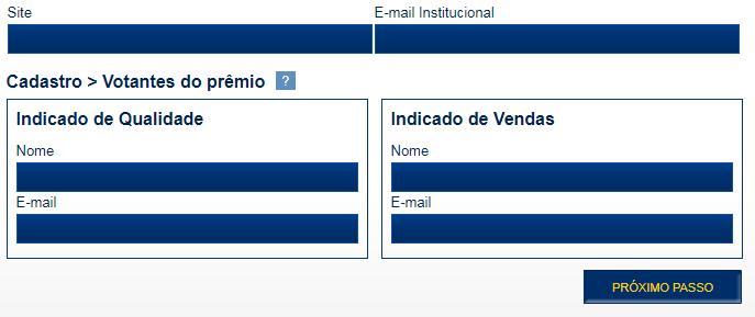 PASSO A PASSO CADASTRO SITE Quem são os Indicados?