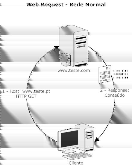 Figura B.1: Comparação entre Redes Normais e do tipo Fast-Flux Desde que um dos IP s responda a um pedido DNS, o serviço mantém-se ativo.