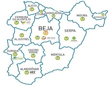 Figura 1 Área de abrangência da ULSBA, EPE Fonte: Perfil Local de Saúde da ULSBA, EPE De acordo com os últimos dados do Instituto Nacional de Estatística, a população residente no Baixo Alentejo é de