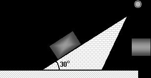 2. Um bloco de massa ma = 3,20 kg está sobre um plano com 30 de inclinação, sem atrito, preso por uma corda que passa por uma polia, de massa e atrito desprezíveis, e tem na outra extremidade um