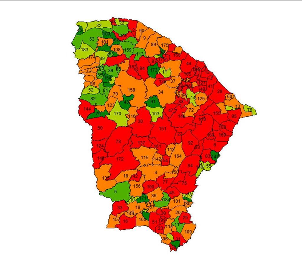 Taxa de homicídios por cem mil