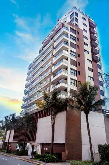 2 suítes e apartamentos estúdios de 84,40 m² a